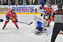 Herren, Eishockey, Oberliga-Süd, Saison 2021-2022, Playoffs, Spiel 3, Deggendorfer SC - EC Hannover Indians,  24.03.2022