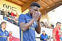 Fußball, Bayernliga Süd , Saison 2021-2022, Spvgg Hankofen-Hailing - TSV 1860 München II, 30. Spieltag, 26.03.2022