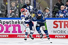 Eishockey, Herren, Penny DEL, Playoffs, Viertelfinale, Spiel 3, Saison 2023-2024, Straubing Tigers - Schwenninger Wild Wings,22.03.2024