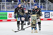 Eishockey, Herren, Penny DEL, 34. Spieltag, Saison 2023-2024, Straubing Tigers - Augsburger Panther,03.01.2024