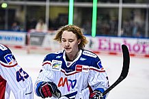 Eishockey, Herren, DEL, Saison 2021-2022, Playoff, Viertelfinale, Spiel 3, Straubing Tigers - Adler Mannheim, 14.04.2022
