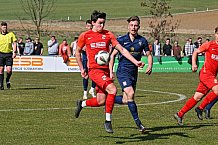 Fußball, Bayernliga Süd , Saison 2021-2022, Spvgg Hankofen-Hailing - TSV 1860 München II, 30. Spieltag, 25.03.2022