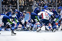 Eishockey, Herren, DEL, Saison 2021-2022, Playoff, Viertelfinale, Spiel 1, Straubing Tigers - Adler Mannheim, 10.04.2022