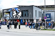 Eishockey, Herren, DEL, Saison 2021-2022, Playoff, Viertelfinale, Spiel 1, Straubing Tigers - Adler Mannheim, 10.04.2022