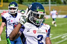 American Football, Herren, Shark Water GFL, Saison 2022, Straubing Spiders -  Mecenaries Marburg, 02.07.2022