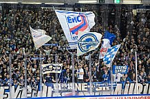 Eishockey, Herren, DEL, Saison 2021-2022, Playoff, Viertelfinale, Spiel 3, Straubing Tigers - Adler Mannheim, 14.04.2022