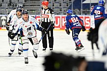 Eishockey, Herren, DEL, Saison 2020-2021, Playoff Viertelfinale Spiel 3, Adler Mannheim - Straubing Tigers, 24.04.2021