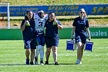 American Football, Herren, Shark Water GFL, Saison 2022, Straubing Spiders -  Mecenaries Marburg, 02.07.2022