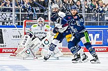 Eishockey, Herren, Penny DEL, Playoffs, Halbfinale, Spiel 4, Saison 2023-2024, Straubing Tigers - Eisbären Berlin, n07.04.2024