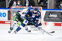 Eishockey, Herren, DEL, Saison 2021-2022, 25. Spieltag, Straubing Tigers - Augsburger Panther,  20.02.2022