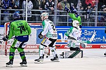 Eishockey, Herren, Penny DEL, DEL, Saison 2022-2023, Hauptrunde, Straubing Tigers - Bietigheim Steelers, 53. Spieltag, 16.02.2023