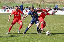 Fußball, Bayernliga Süd , Saison 2021-2022, Spvgg Hankofen-Hailing - TSV 1860 München II, 30. Spieltag, 25.03.2022