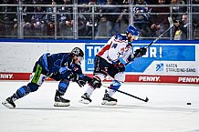 Eishockey, Herren, DEL, Saison 2021-2022, Playoff, Viertelfinale, Spiel 1, Straubing Tigers - Adler Mannheim, 10.04.2022