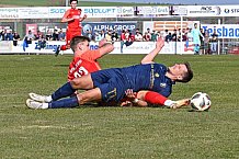 Fußball, Bayernliga Süd , Saison 2021-2022, Spvgg Hankofen-Hailing - TSV 1860 München II, 30. Spieltag, 25.03.2022