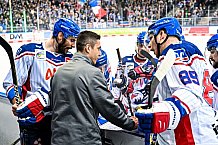 Eishockey, Herren, DEL, Saison 2021-2022, Playoff, Viertelfinale, Spiel 1, Straubing Tigers - Adler Mannheim, 10.04.2022
