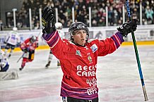 Herren, Eishockey, Oberliga-Süd, Saison 2021-2022, Playoffs, Spiel 3, Deggendorfer SC - EC Hannover Indians,  24.03.2022