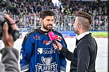 Eishockey, Herren, Penny DEL, Playoffs, Halbfinale, Spiel 4, Saison 2023-2024, Straubing Tigers - Eisbären Berlin, n07.04.2024