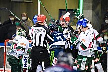 Eishockey, Herren, DEL, Saison 2021-2022, 25. Spieltag, Straubing Tigers - Augsburger Panther,  20.02.2022