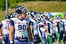 American Football, Herren, Shark Water GFL, Saison 2022, Straubing Spiders -  Mecenaries Marburg, 02.07.2022