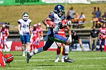 American Football, Herren, Shark Water GFL, Saison 2022, Straubing Spiders -  Mecenaries Marburg, 02.07.2022