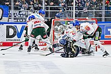 Eishockey, Herren, Penny DEL, 34. Spieltag, Saison 2023-2024, Straubing Tigers - Augsburger Panther,03.01.2024