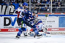 Eishockey, Herren, DEL, Saison 2021-2022, Playoff, Viertelfinale, Spiel 3, Straubing Tigers - Adler Mannheim, 14.04.2022