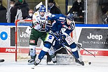 Eishockey, Herren, DEL, Saison 2021-2022, 25. Spieltag, Straubing Tigers - Augsburger Panther,  20.02.2022
