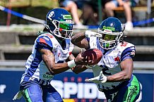 American Football, Herren, Shark Water GFL, Saison 2022, Straubing Spiders -  Mecenaries Marburg, 02.07.2022