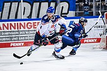 Eishockey, Herren, DEL, Saison 2021-2022, Playoff, Viertelfinale, Spiel 3, Straubing Tigers - Adler Mannheim, 14.04.2022