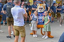 Eishockey, Herren, DEL, Penny DEL, Saison 2023-2024, Straubing Tigers, Mannschaftsvorstellung im Weckmannszelt,12.08.2023