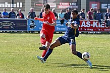 Fußball, Bayernliga Süd , Saison 2021-2022, Spvgg Hankofen-Hailing - TSV 1860 München II, 30. Spieltag, 25.03.2022