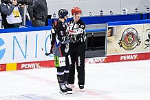 Eishockey, Herren, DEL, Saison 2020-2021, Playoff Viertelfinale Spiel 2, Straubing Tigers - Adler Mannheim, 22.04.2021