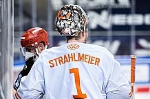 Eishockey, Herren, DEL, Saison 2020-2021, Straubing Tigers - Grizzlys Wolfsburg, 16.04.2021