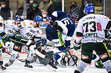 Eishockey, Herren, DEL, Saison 2021-2022, 25. Spieltag, Straubing Tigers - Augsburger Panther,  20.02.2022
