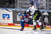 Eishockey, Herren, DEL, Saison 2020-2021, Playoff Viertelfinale Spiel 3, Adler Mannheim - Straubing Tigers, 24.04.2021
