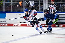 Eishockey, Herren, DEL, Saison 2021-2022, Playoff, Viertelfinale, Spiel 3, Straubing Tigers - Adler Mannheim, 14.04.2022