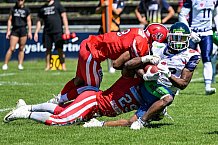 American Football, Herren, Shark Water GFL, Saison 2022, Straubing Spiders -  Mecenaries Marburg, 02.07.2022