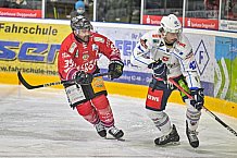 Herren, Eishockey, Oberliga-Süd, Saison 2021-2022, Playoffs, Spiel 3, Deggendorfer SC - EC Hannover Indians,  24.03.2022