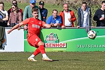 Fußball, Bayernliga Süd , Saison 2021-2022, Spvgg Hankofen-Hailing - TSV 1860 München II, 30. Spieltag, 25.03.2022
