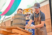 Eishockey, Herren, DEL, Penny DEL, Saison 2023-2024, Straubing Tigers, Mannschaftsvorstellung im Weckmannszelt,12.08.2023