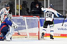 Eishockey, Herren, DEL, Saison 2020-2021, Playoff Viertelfinale Spiel 3, Adler Mannheim - Straubing Tigers, 24.04.2021