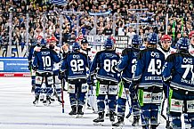 Eishockey, Herren, Penny DEL, Playoffs, Viertelfinale, Spiel 7, Saison 2023-2024, Straubing Tigers - Schwenninger Wild Wings,30.03.2024