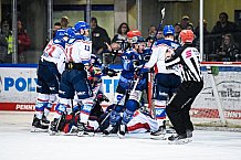 Eishockey, Herren, DEL, Saison 2021-2022, Playoff, Viertelfinale, Spiel 1, Straubing Tigers - Adler Mannheim, 10.04.2022