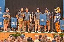 Eishockey, Herren, DEL, Penny DEL, Saison 2023-2024, Straubing Tigers, Mannschaftsvorstellung im Weckmannszelt,12.08.2023