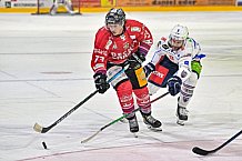 Herren, Eishockey, Oberliga-Süd, Saison 2021-2022, Playoffs, Spiel 3, Deggendorfer SC - EC Hannover Indians,  24.03.2022