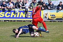 Fußball, Bayernliga Süd , Saison 2021-2022, Spvgg Hankofen-Hailing - TSV 1860 München II, 30. Spieltag, 25.03.2022