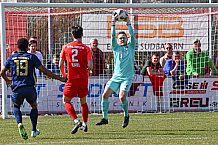 Fußball, Bayernliga Süd , Saison 2021-2022, Spvgg Hankofen-Hailing - TSV 1860 München II, 30. Spieltag, 25.03.2022
