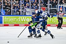 Eishockey, Herren, Penny DEL, Playoffs, Viertelfinale, Spiel 7, Saison 2023-2024, Straubing Tigers - Schwenninger Wild Wings,30.03.2024
