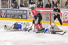 Herren, Eishockey, Oberliga-Süd, Saison 2021-2022, Playoffs, Spiel 2, Deggendorfer SC - EC Hannover Indians,  19.03.2022