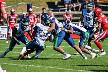 American Football, Herren, Shark Water GFL, Saison 2022, Straubing Spiders -  Mecenaries Marburg, 02.07.2022